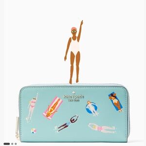 kate spade Pool Float Large Continental Wallet